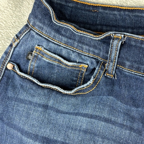 Judy Blue Jeans Womens 16W Blue High Waist Relaxed Skinny Tapered Stretch - Picture 5 of 14